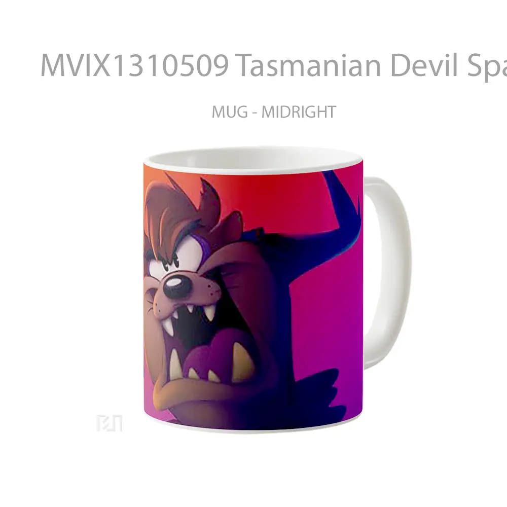 Mug Tasmanian Devil Space Jam A New Legacy Gelas Astronomi - All-side / Desain