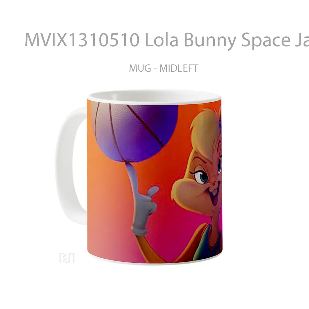 Mug Lola Bunny Space Jam A New Legacy Gelas Hewan Lucu - All-side / Desain
