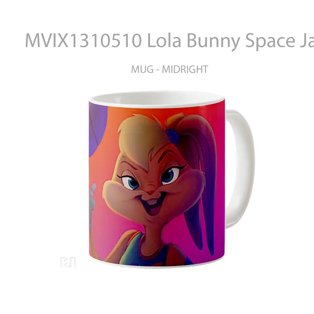 Mug Lola Bunny Space Jam A New Legacy Gelas Hewan Lucu - All-side / Desain