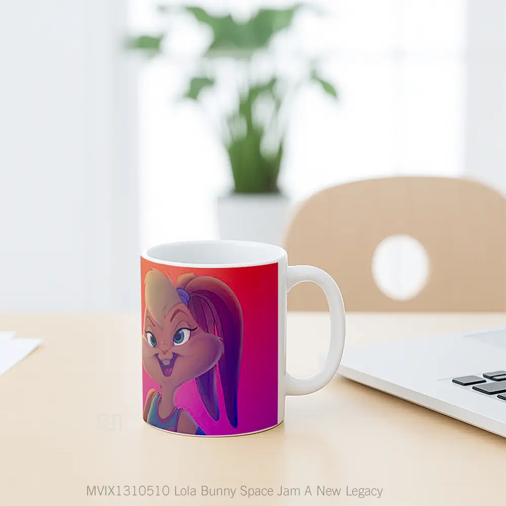 Mug Lola Bunny Space Jam A New Legacy Gelas Hewan Lucu - All-side / Desain
