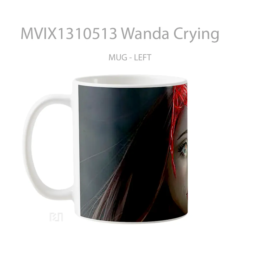 Mug Wanda Crying Gelas Keramik Unik - All-side / Desain