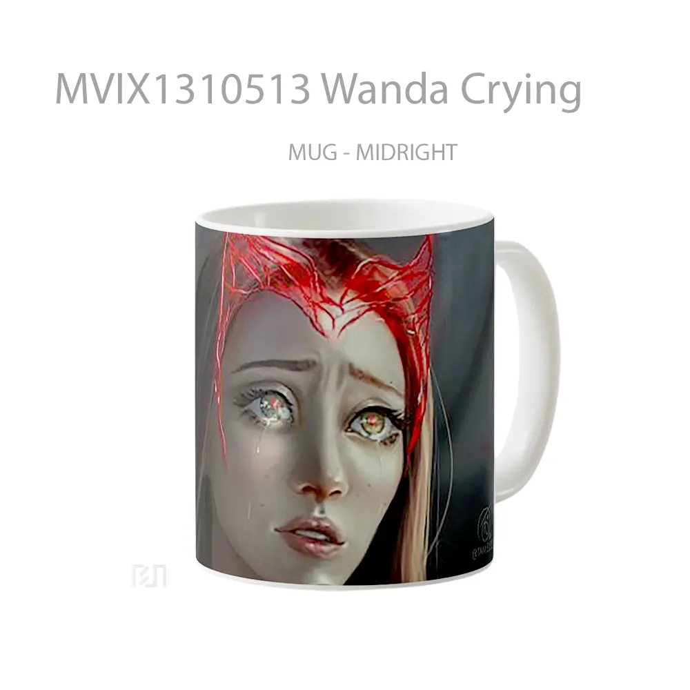 Mug Wanda Crying Gelas Keramik Unik - All-side / Desain