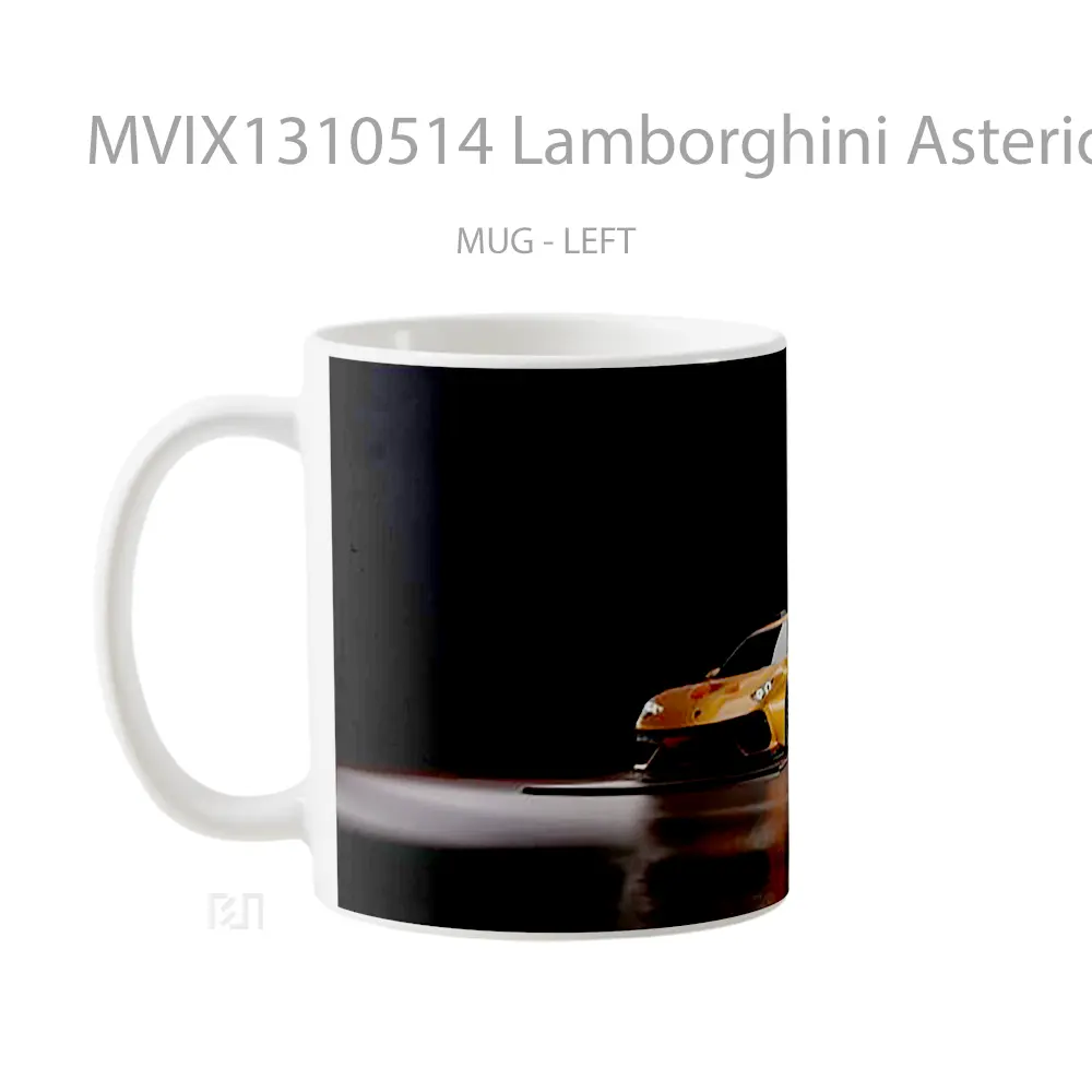 Mug Lamborghini Asterion Widebody Cangkir Mobil - All-side / Desain