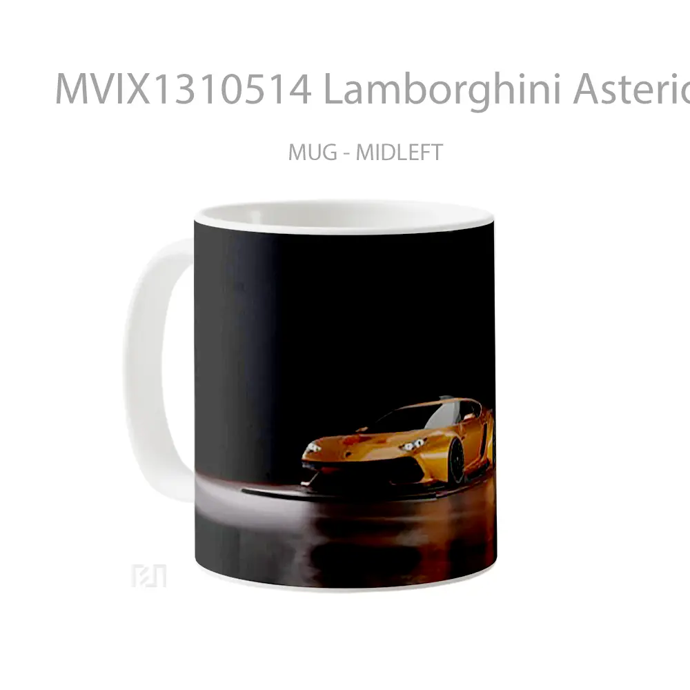 Mug Lamborghini Asterion Widebody Cangkir Mobil - All-side / Desain