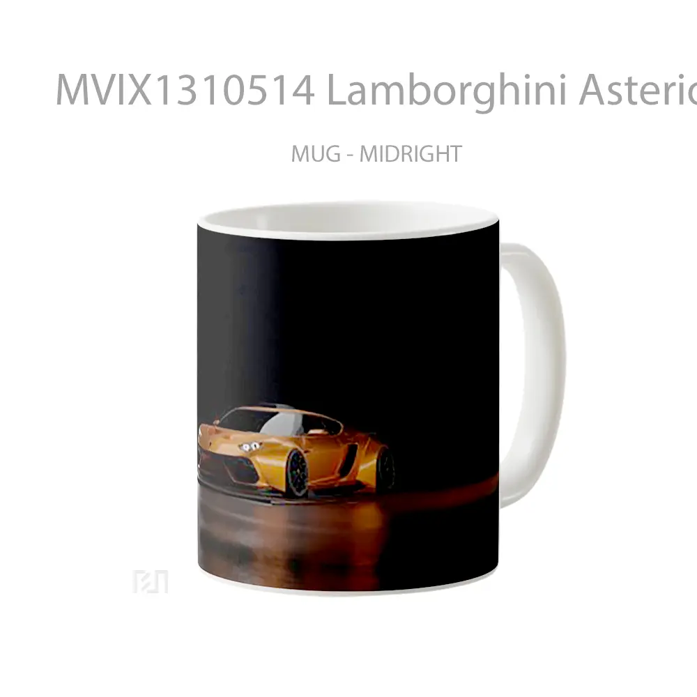 Mug Lamborghini Asterion Widebody Cangkir Mobil - All-side / Desain