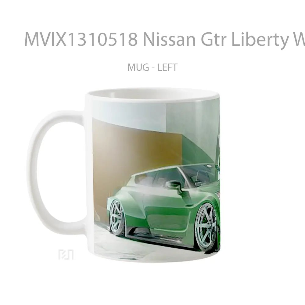 Mug Nissan Gtr Liberty Walk Shooting Brake Cangkir Mobil - All-side / Desain
