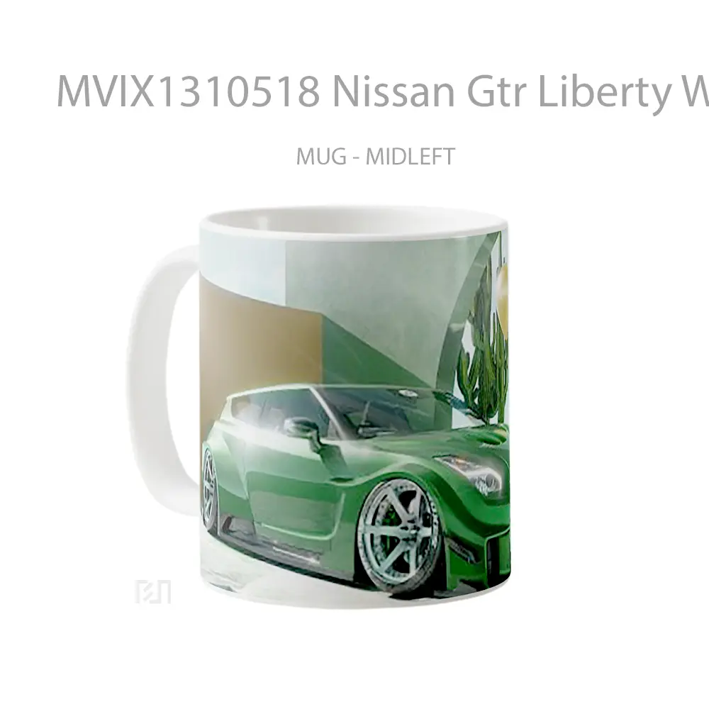 Mug Nissan Gtr Liberty Walk Shooting Brake Cangkir Mobil - All-side / Desain