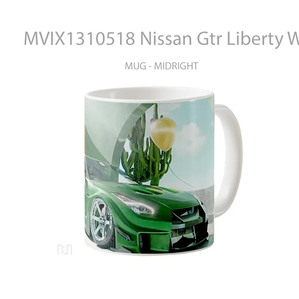 Mug Nissan Gtr Liberty Walk Shooting Brake Cangkir Mobil - All-side / Desain