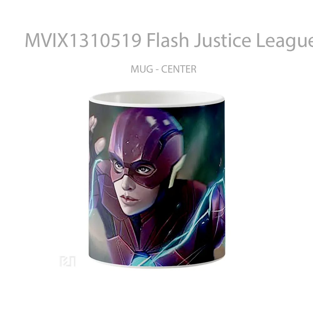 Mug Flash Justice League Snydercut Fanart Gelas Superhero