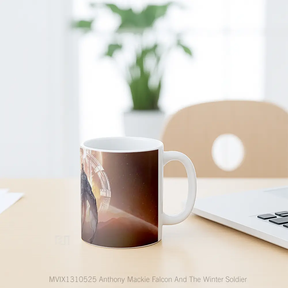 Mug Anthony Mackie Falcon And The Winter Soldier Gelas Superhero - All-side / Desain