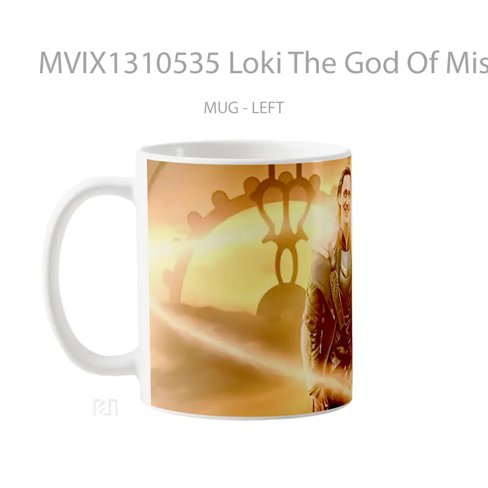 Mug Loki The God Of Mischief Poster Gelas Superhero - All-side / Desain