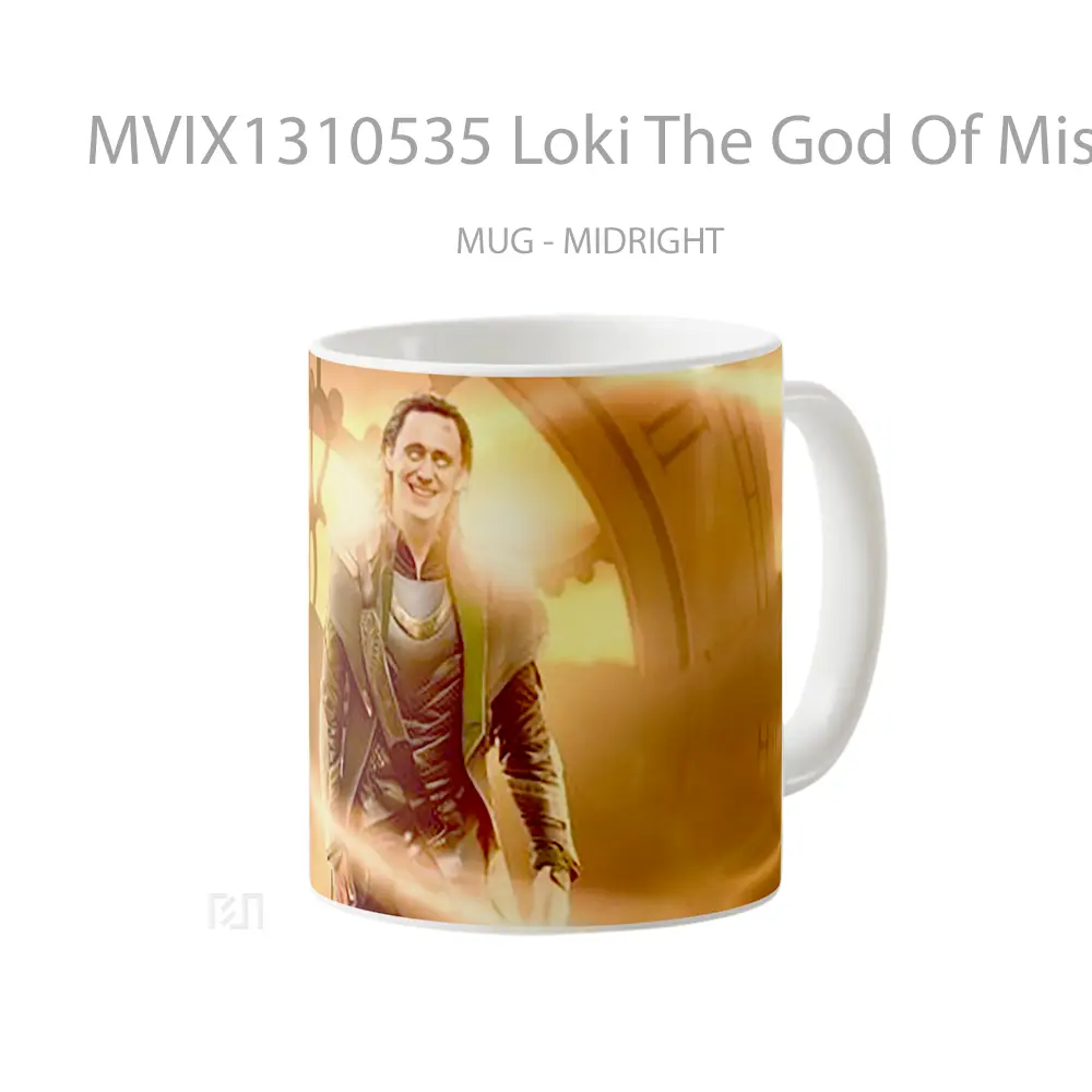 Mug Loki The God Of Mischief Poster Gelas Superhero - All-side / Desain