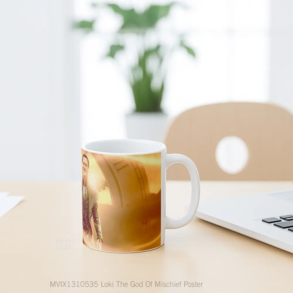 Mug Loki The God Of Mischief Poster Gelas Superhero - All-side / Desain