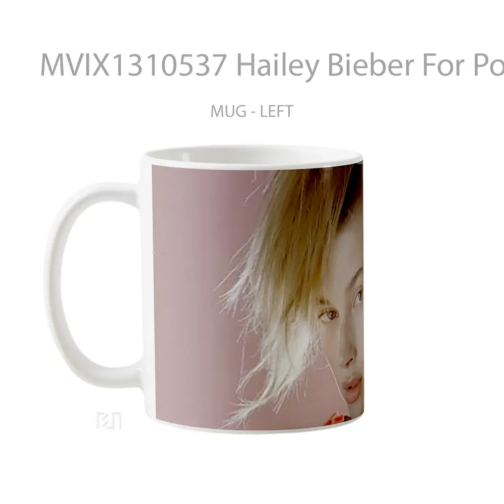 Mug Hailey Bieber For Pop Magazine Gelas Keramik Unik - All-side / Desain