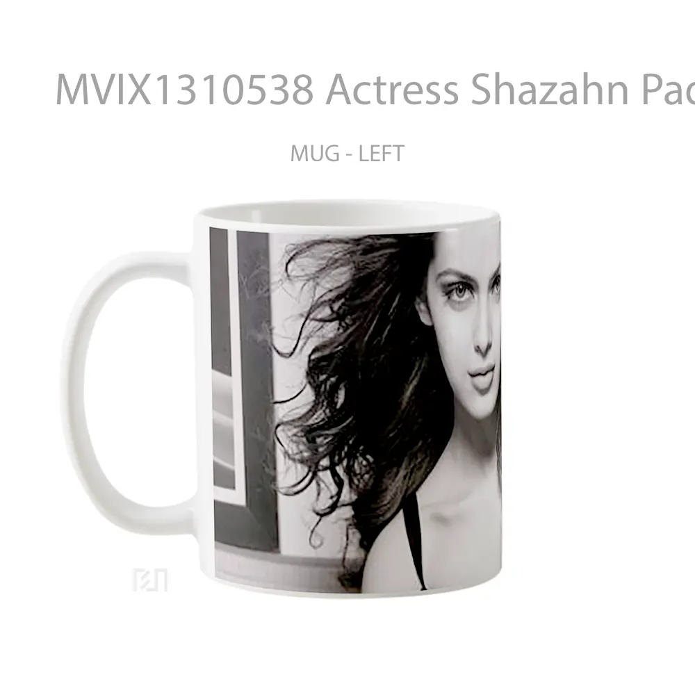 Mug Actress Shazahn Padamsee Gelas Keramik Unik - All-side / Desain