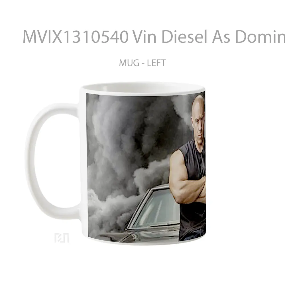 Mug Vin Diesel As Dominic Toretto In Fast And Furious 9 Gelas Keramik Unik - All-side / Desain