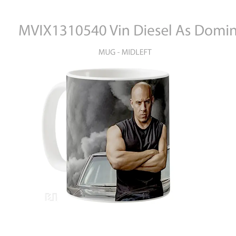 Mug Vin Diesel As Dominic Toretto In Fast And Furious 9 Gelas Keramik Unik - All-side / Desain