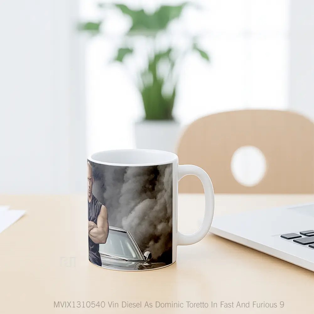 Mug Vin Diesel As Dominic Toretto In Fast And Furious 9 Gelas Keramik Unik - All-side / Desain