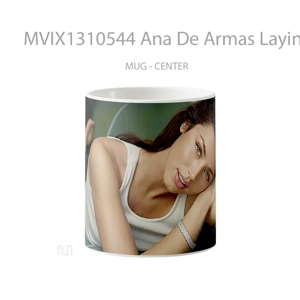 Mug Ana De Armas Laying On Sofa Gelas Keramik Unik