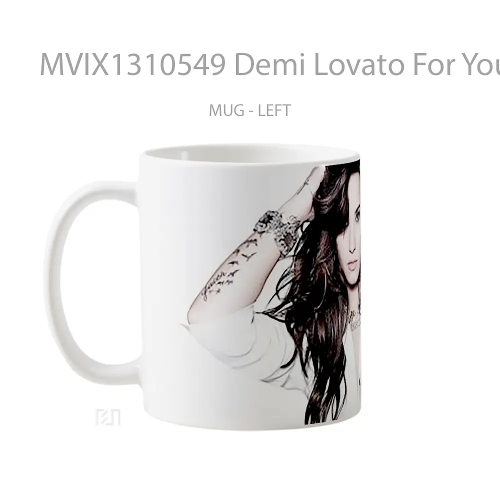 Mug Demi Lovato For Your Album Gelas Selebriti - All-side / Desain