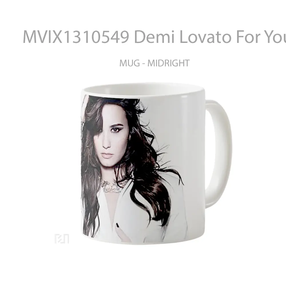 Mug Demi Lovato For Your Album Gelas Selebriti - All-side / Desain