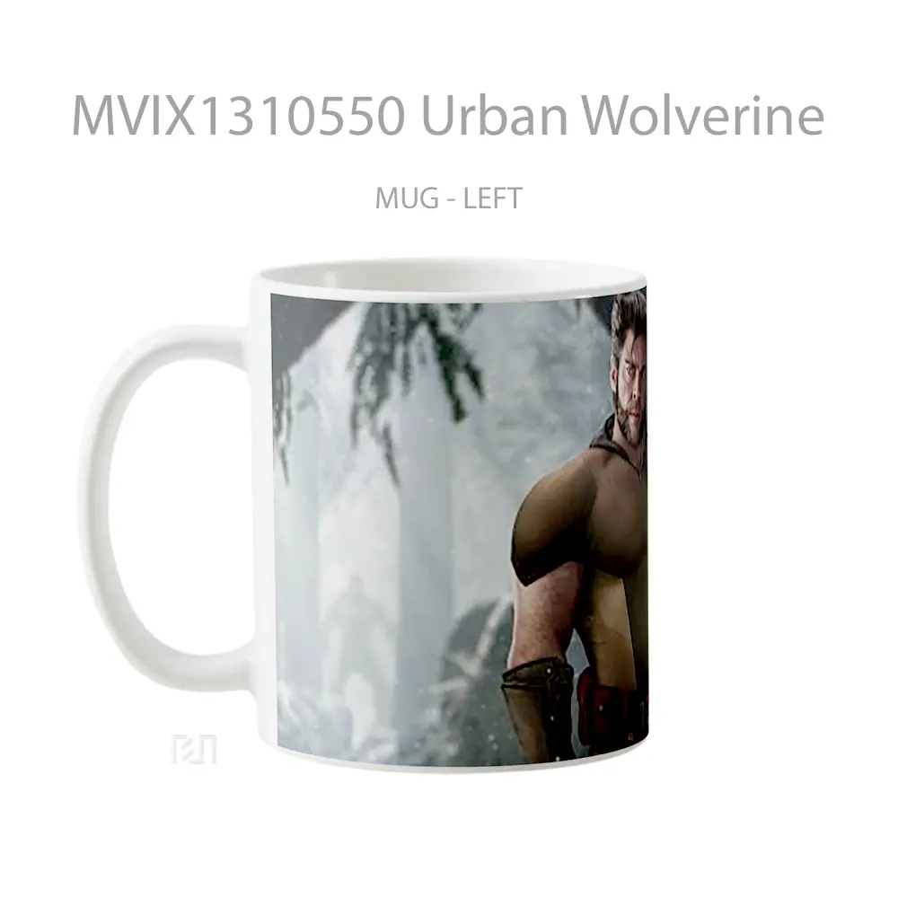 Mug Urban Wolverine Gelas Superhero - All-side / Desain