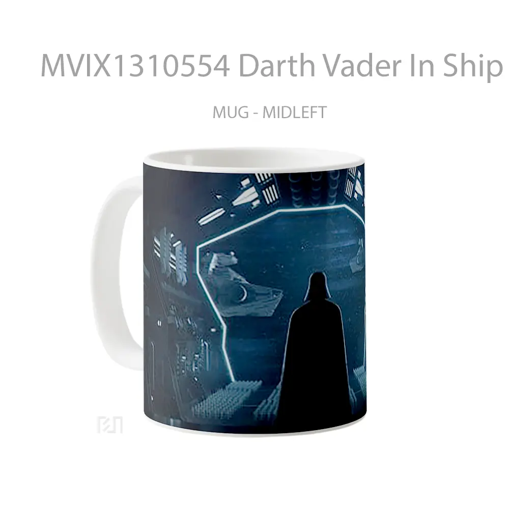 Mug Darth Vader In Ship Gelas Star Wars - All-side / Desain