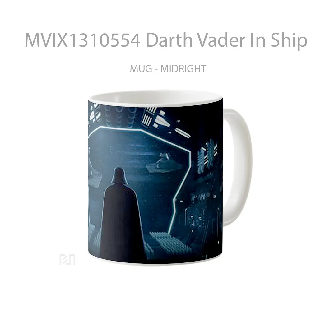 Mug Darth Vader In Ship Gelas Star Wars - All-side / Desain