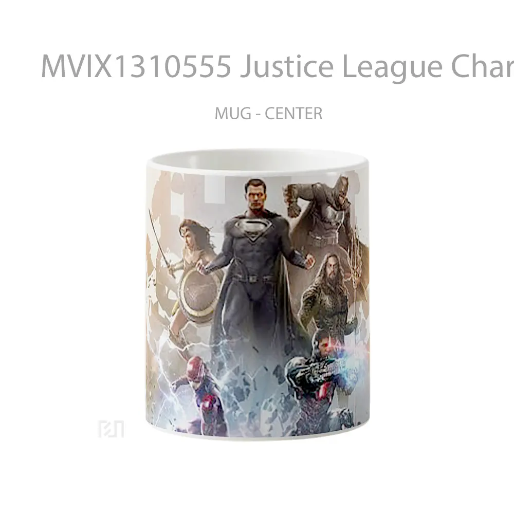 Mug Justice League Characters Gelas Superhero