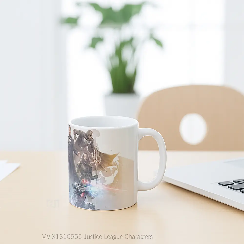 Mug Justice League Characters Gelas Superhero - All-side / Desain
