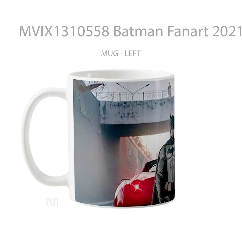 Mug Batman Fanart 2021 Gelas Superhero - All-side / Desain