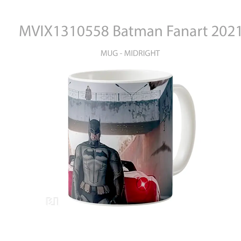Mug Batman Fanart 2021 Gelas Superhero - All-side / Desain