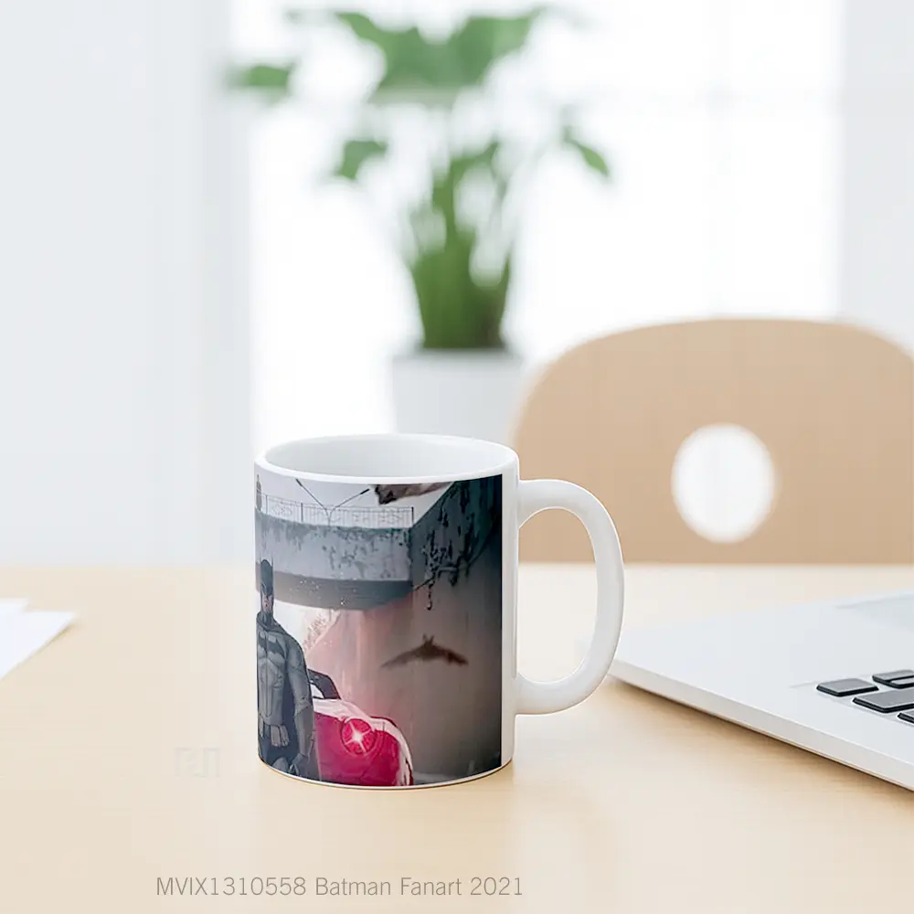 Mug Batman Fanart 2021 Gelas Superhero - All-side / Desain
