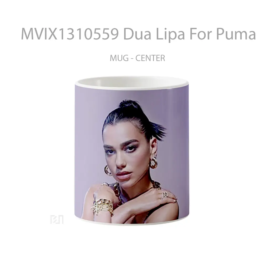 Mug Dua Lipa For Puma Gelas Selebriti