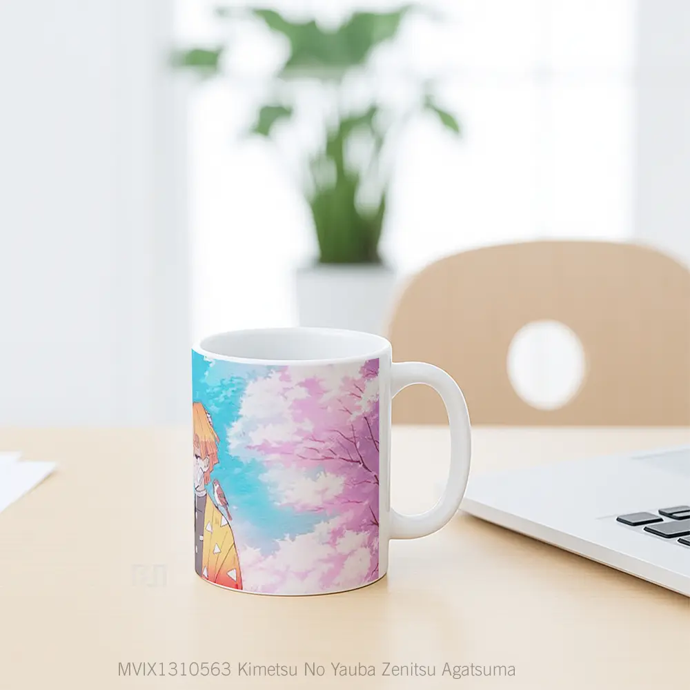 Mug Kimetsu No Yauba Zenitsu Agatsuma Cangkir Anime - All-side / Desain