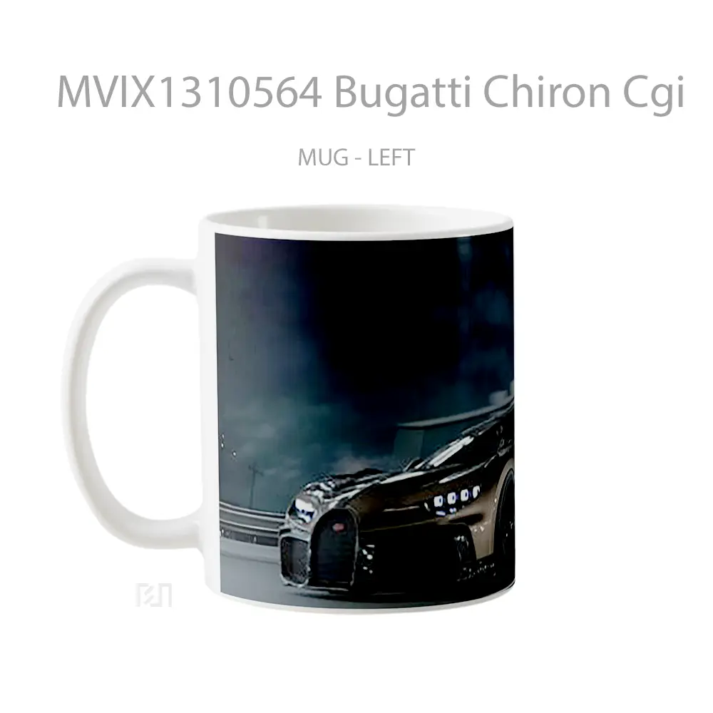 Mug Bugatti Chiron Cgi Cangkir Mobil - All-side / Desain