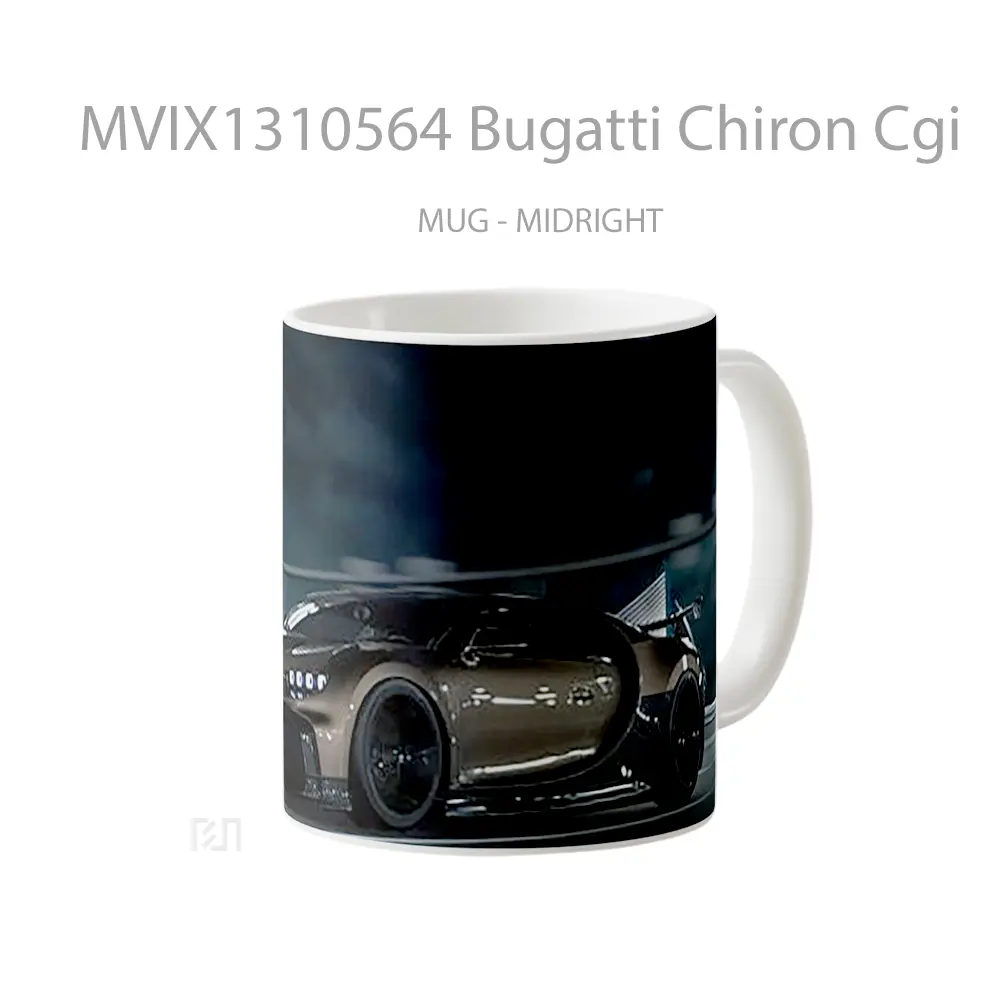 Mug Bugatti Chiron Cgi Cangkir Mobil - All-side / Desain