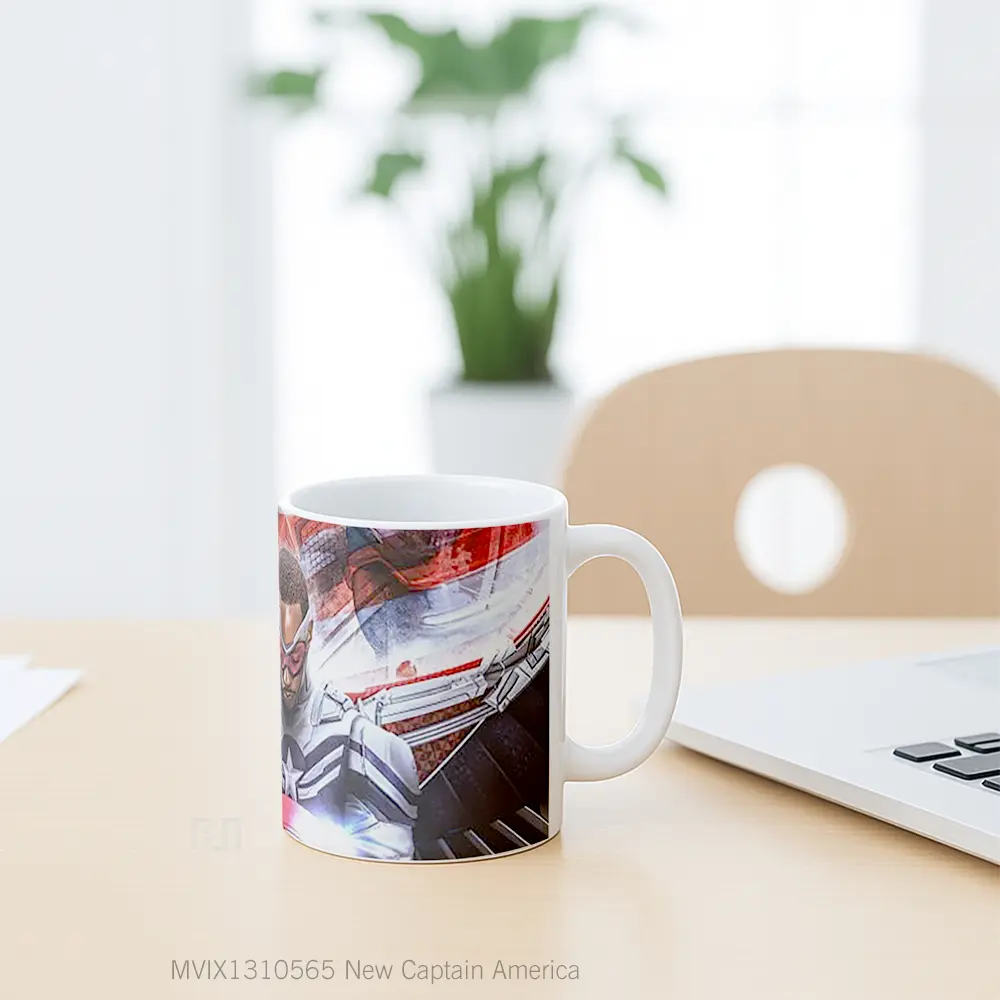 Mug New Captain America Gelas Superhero - All-side / Desain