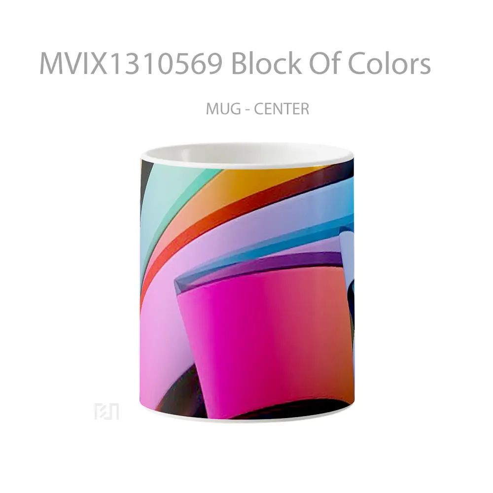 Mug Block Of Colors Gelas Keramik Unik