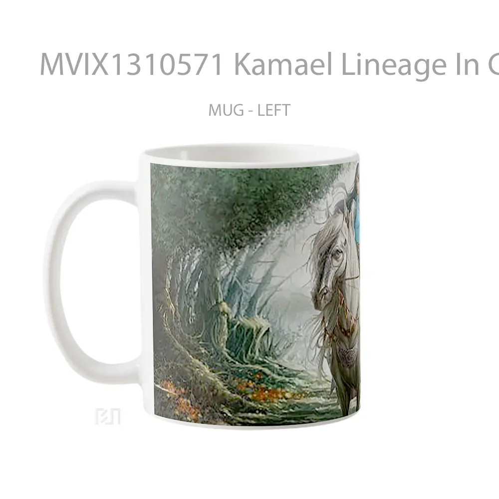 Mug Kamael Lineage In Goddess Of Destruction Gelas Keramik Unik - All-side / Desain
