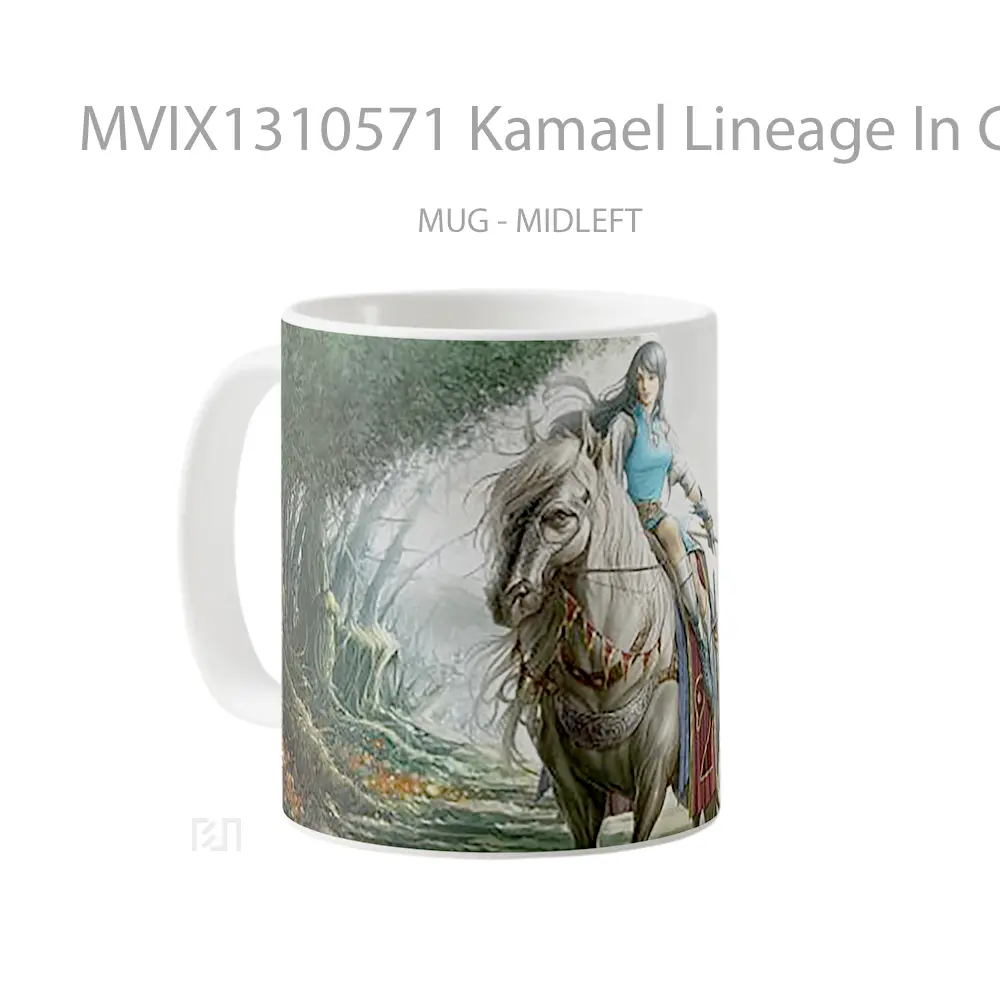 Mug Kamael Lineage In Goddess Of Destruction Gelas Keramik Unik - All-side / Desain