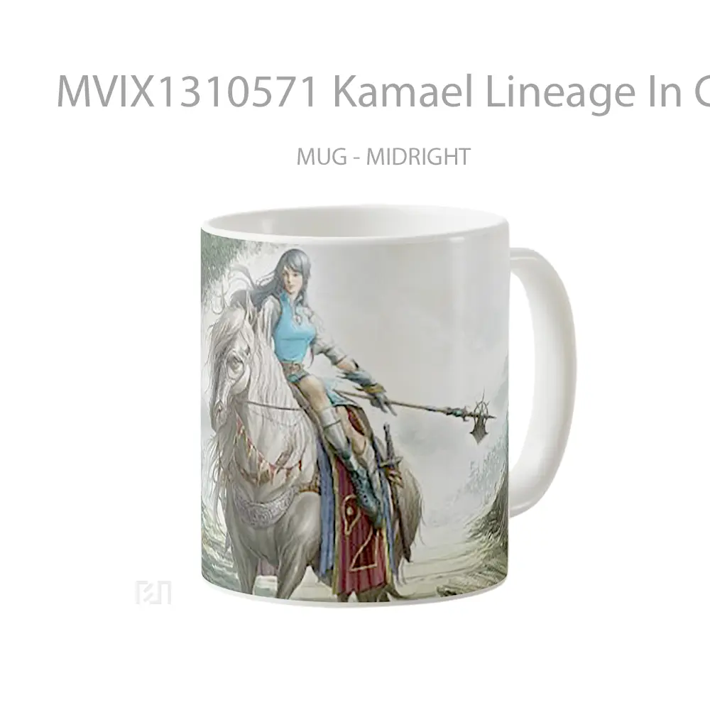 Mug Kamael Lineage In Goddess Of Destruction Gelas Keramik Unik - All-side / Desain
