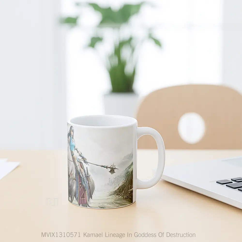 Mug Kamael Lineage In Goddess Of Destruction Gelas Keramik Unik - All-side / Desain