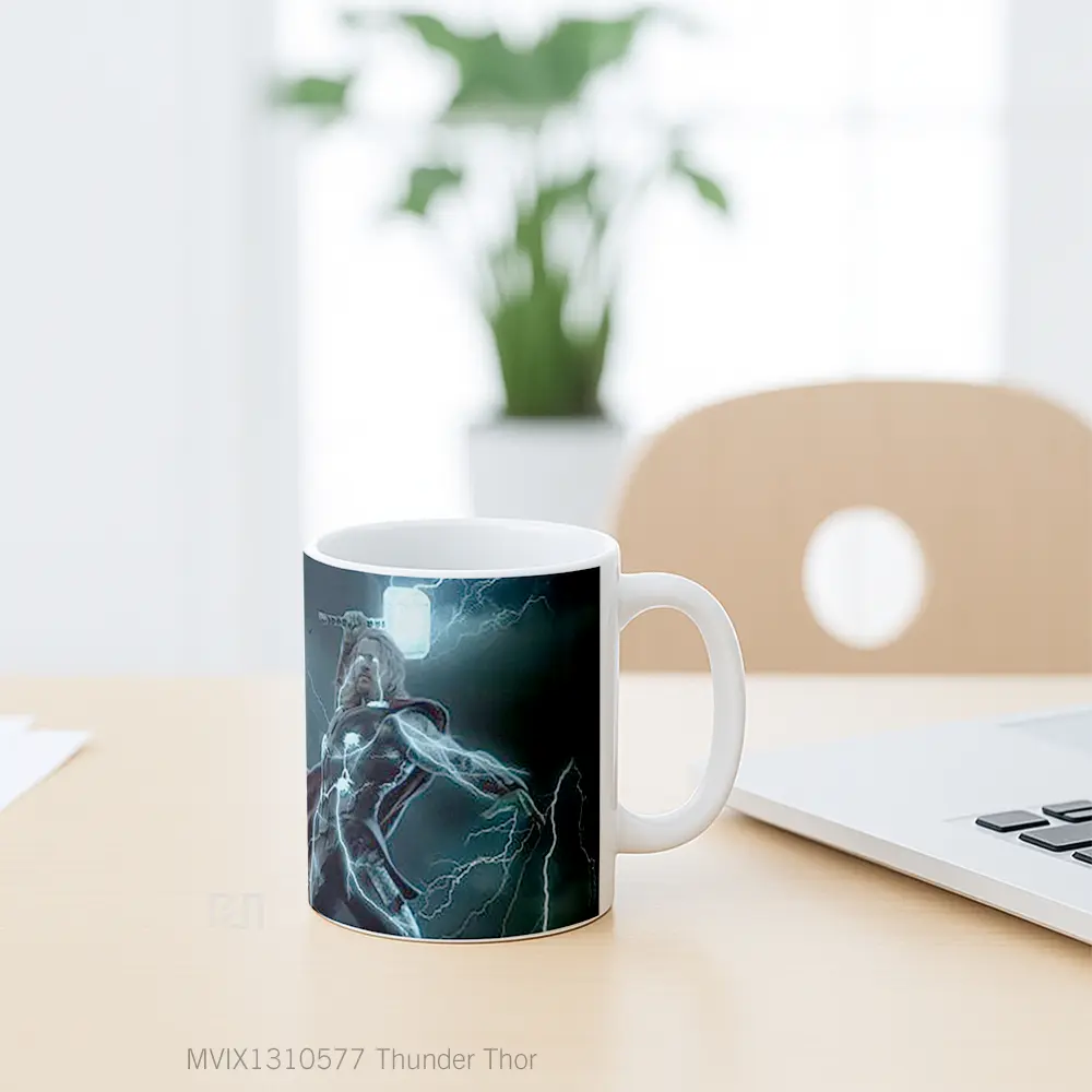 Mug Thunder Thor Gelas Superhero - All-side / Desain