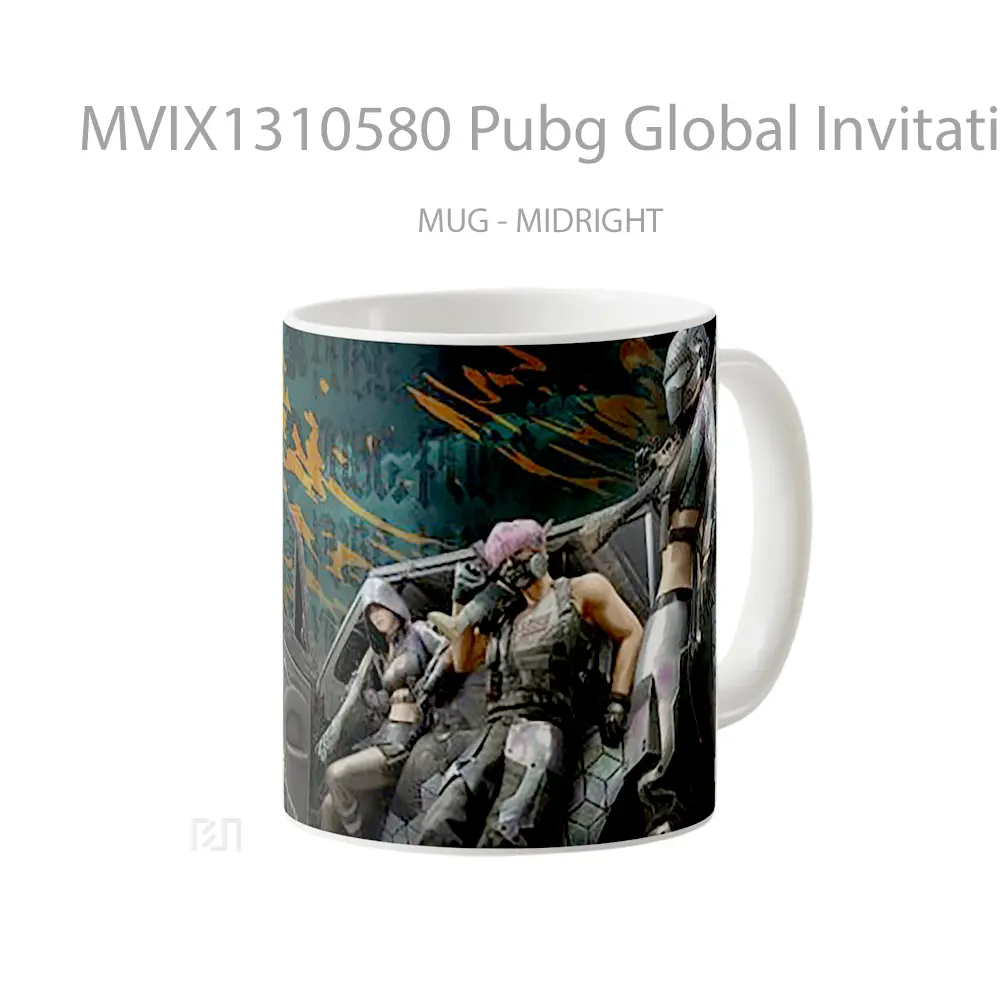Mug Pubg Global Invitational Poster Cangkir Gamer - All-side / Desain