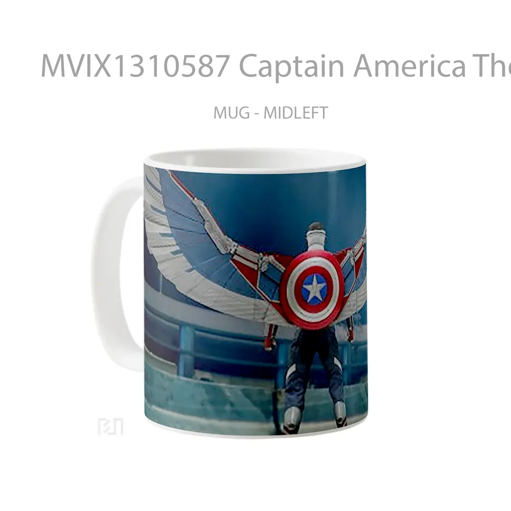 Mug Captain America The Falcon And The Winter Soldier Gelas Superhero - All-side / Desain