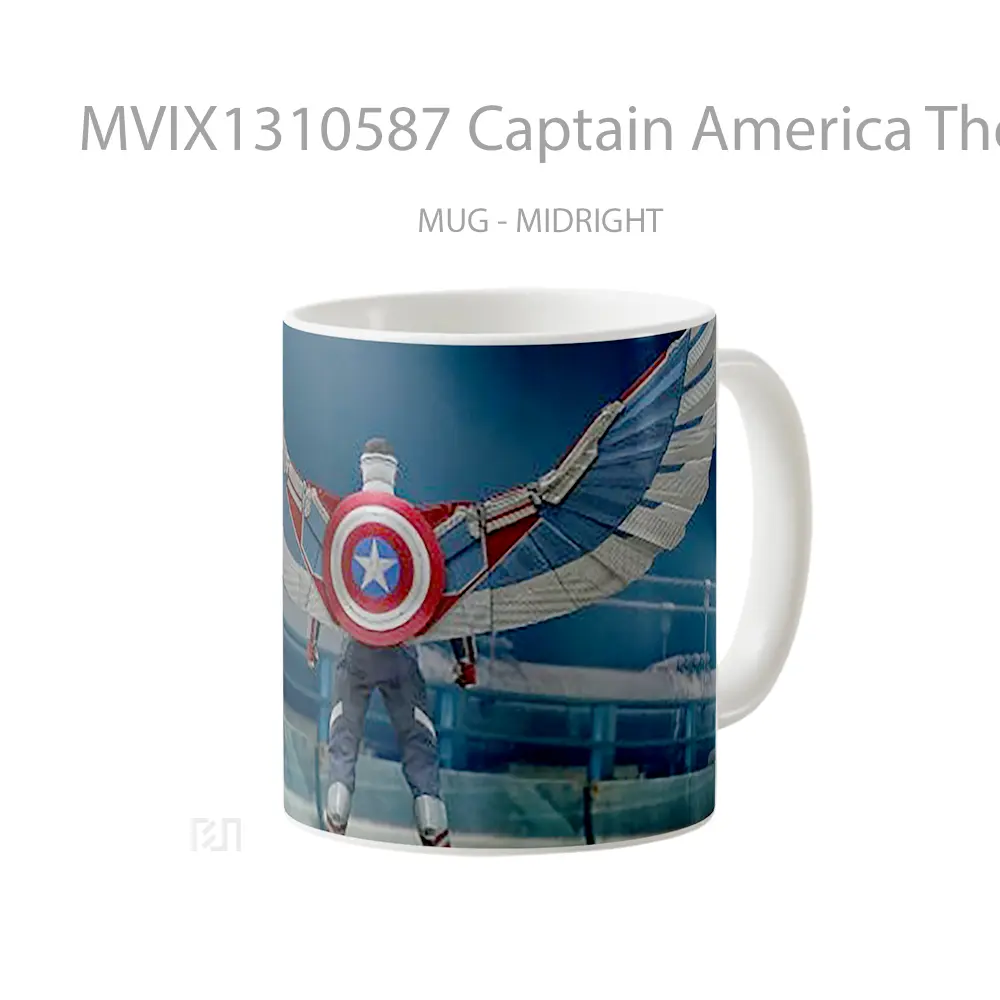 Mug Captain America The Falcon And The Winter Soldier Gelas Superhero - All-side / Desain