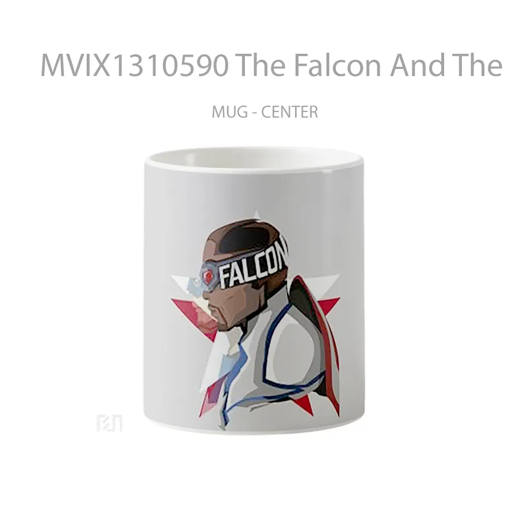 Mug The Falcon And The Winter Soldier Minimalist Style Gelas Superhero