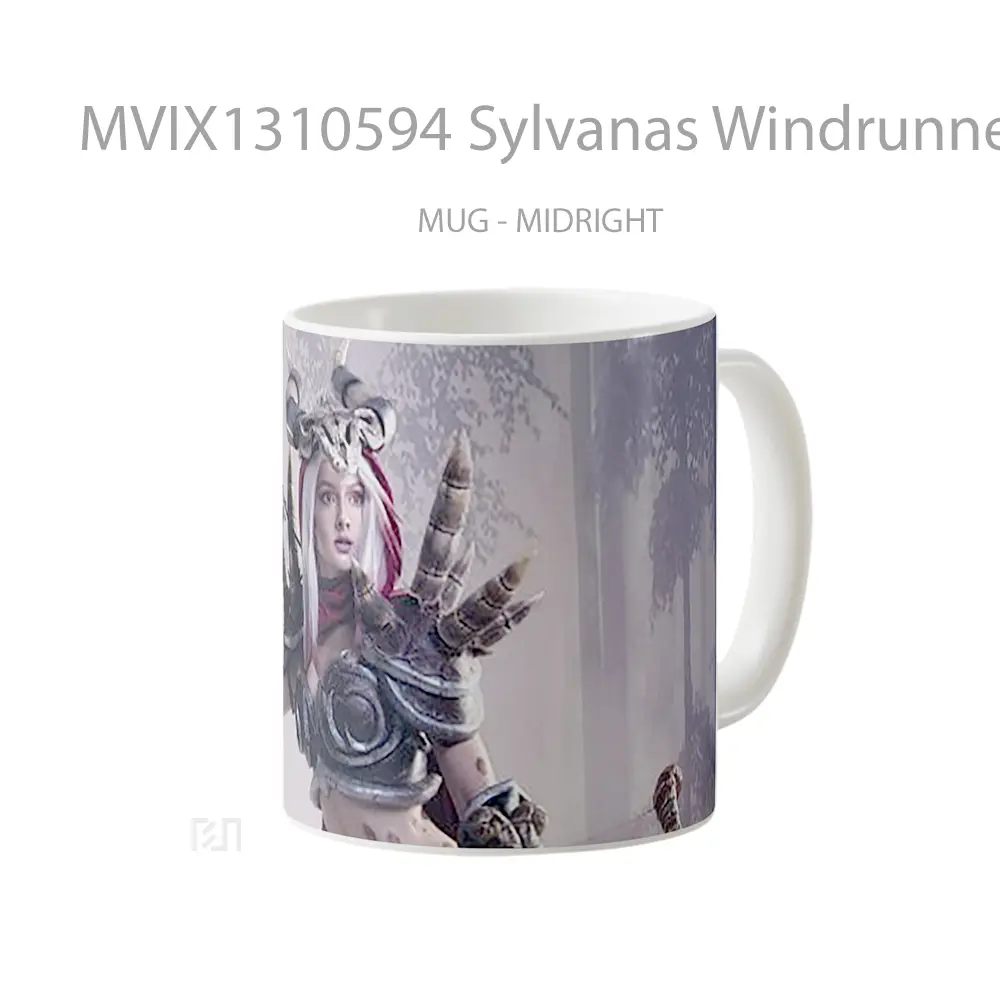 Mug Sylvanas Windrunner From Warcraft Gelas Keramik Unik - All-side / Desain