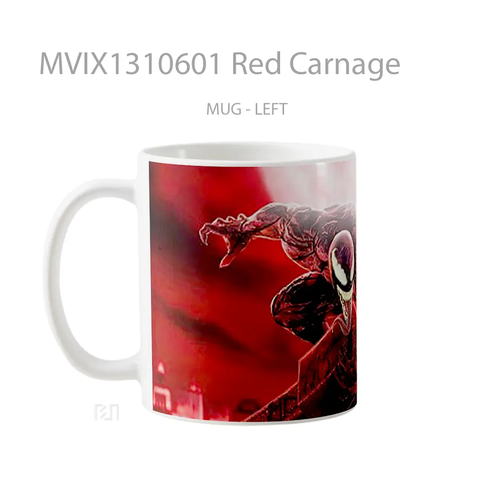 Mug Red Carnage Gelas Keramik Unik - All-side / Desain